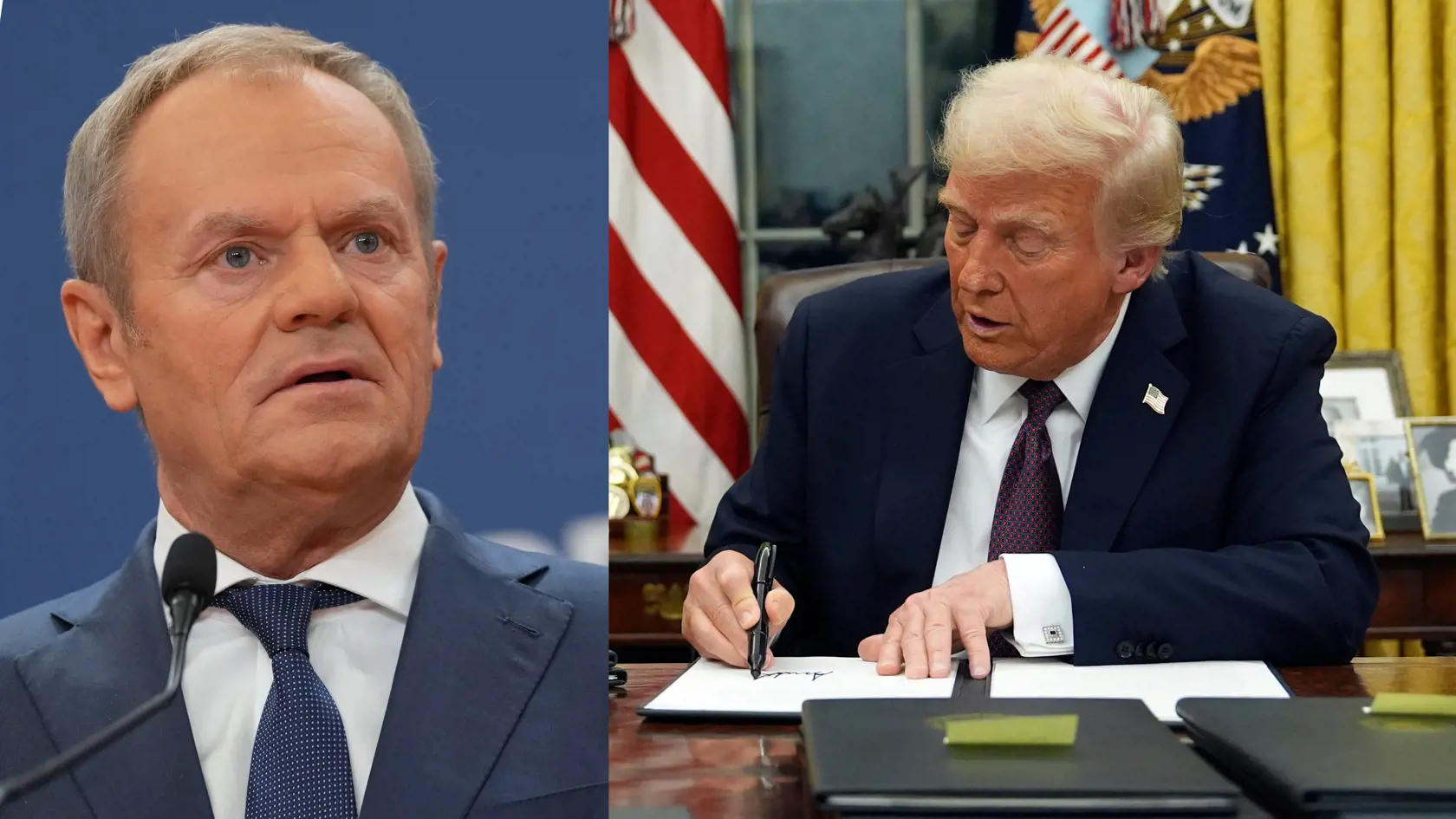 Donald Tusk, Donald Trump