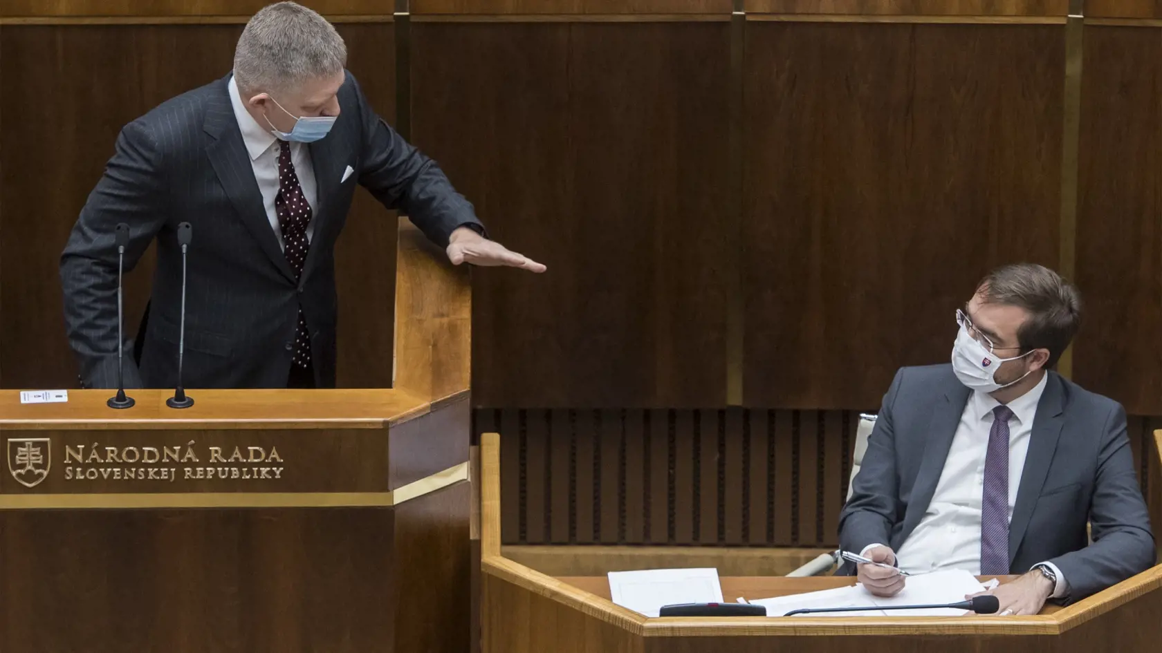 Na snímke predseda politickej srany SMER - SD Robert Fico
