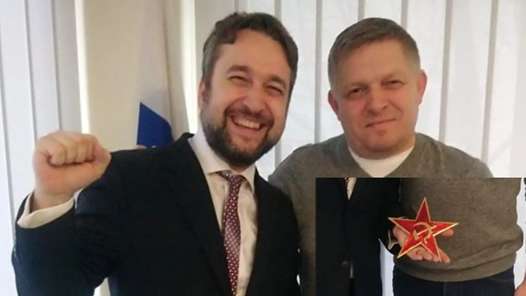 Ľuboš Blaha a Robert Fico