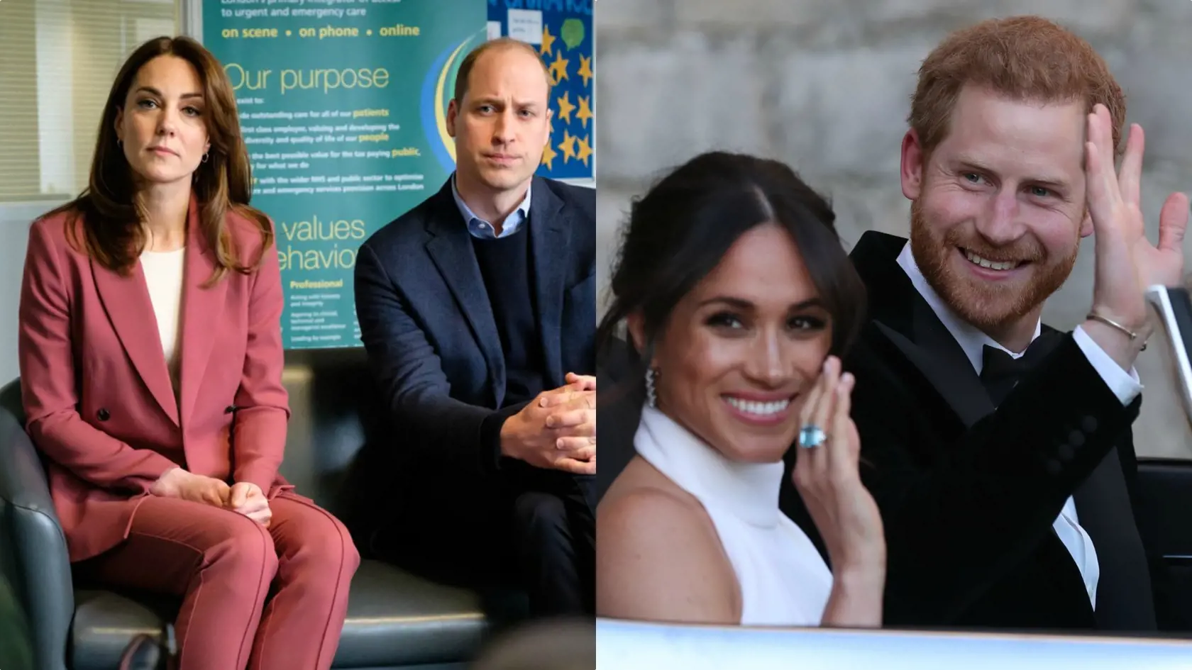 Vojvodkyňa Kate (vľavo) je údajne zahltená prácou, ktorú by si inak delila s vojvodkyňou Meghan. Nestíha sa preto venovať deťom toľko, koľko by chcela.