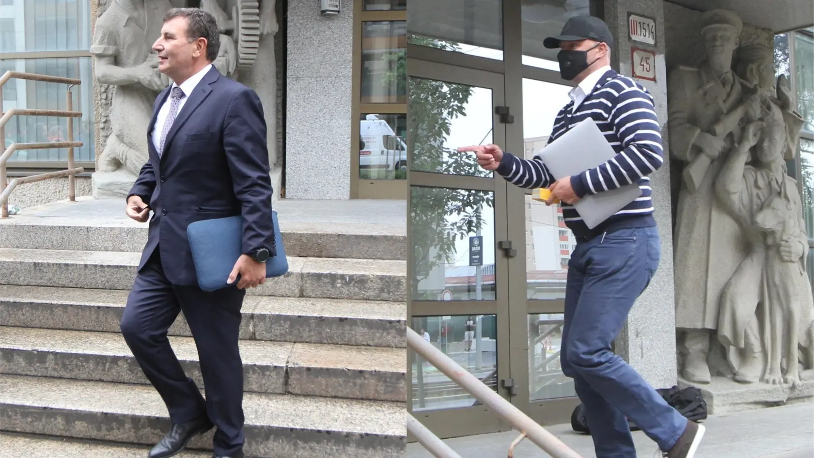 Kajúcnici na NAKA: Exšéf daniarov František Imrecze a podnikateľ Michal Suchoba vypovedali.