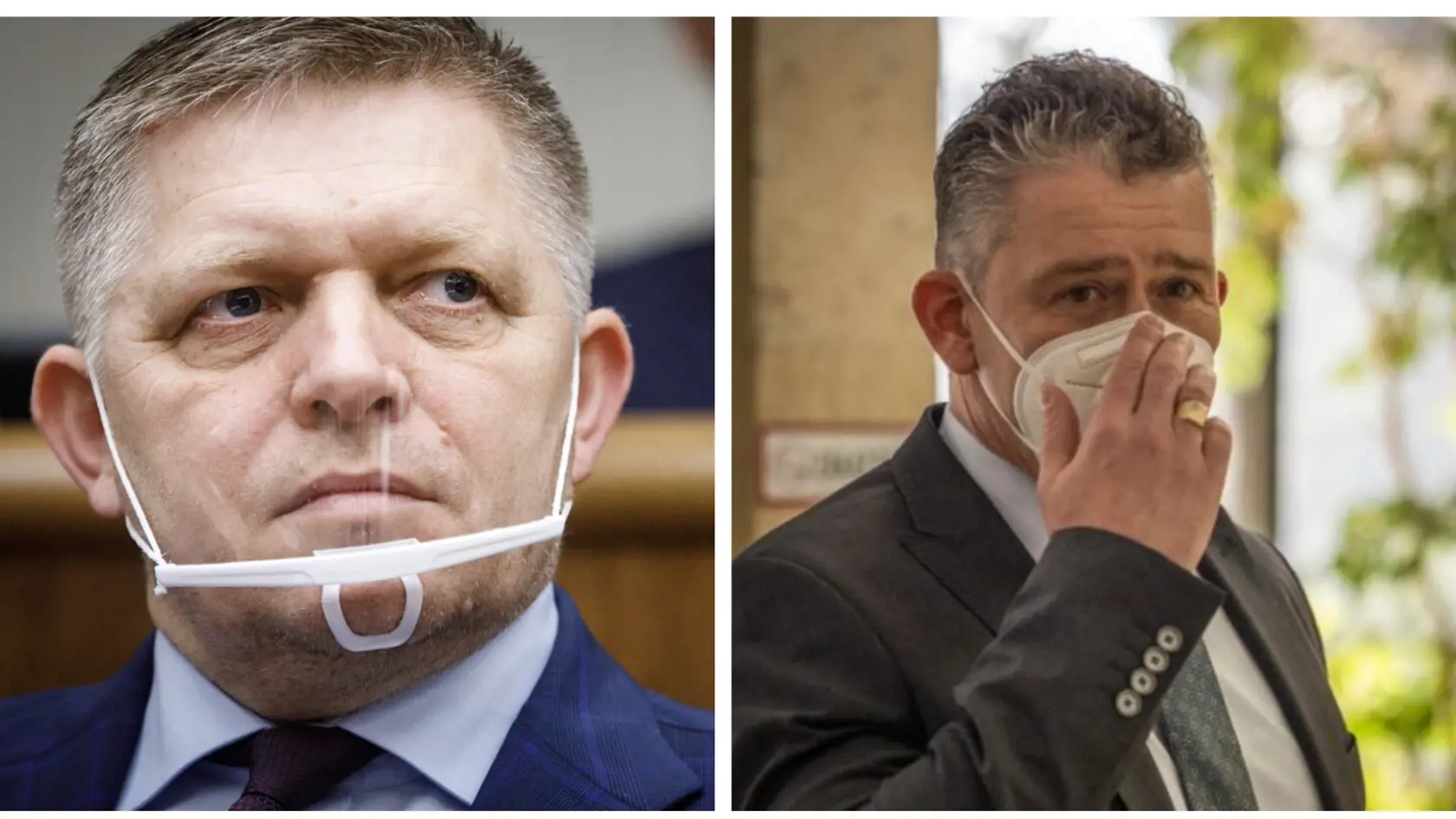Robert Fico (Smer-SD) a Roman Mikulec (OĽaNO).