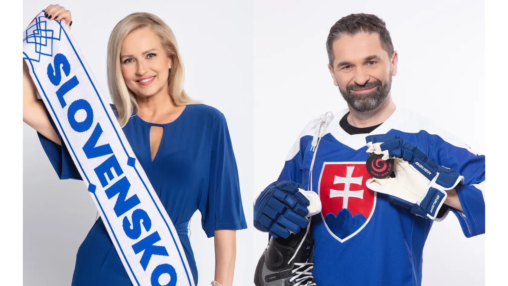 Lenka Čviriková Hriadeľová a Ján Mečiar sú veľkí fanúšikovia hokeja.