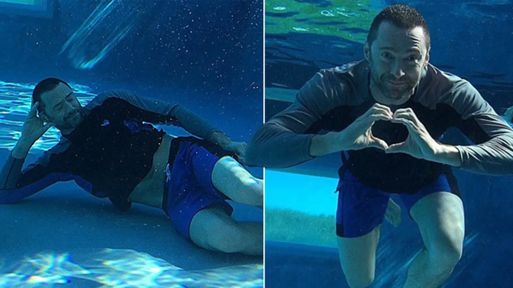 Hugh Jackman a jeho kreácie pod vodou.