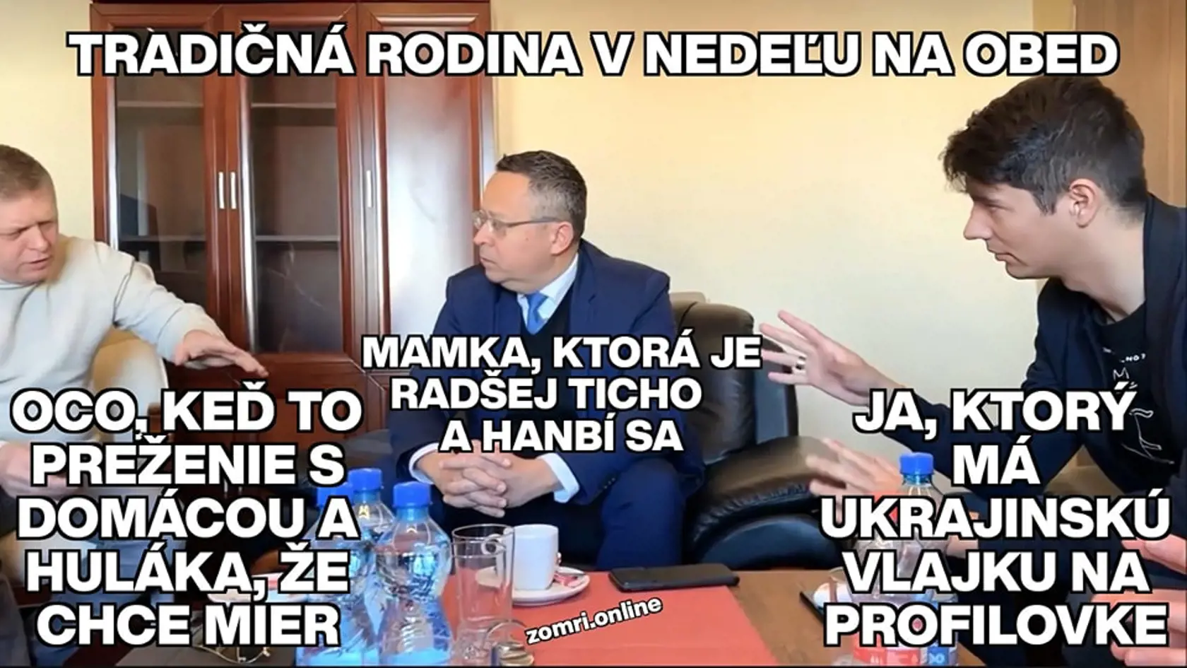 Takto to vraj vyzerá na porade Smeru.