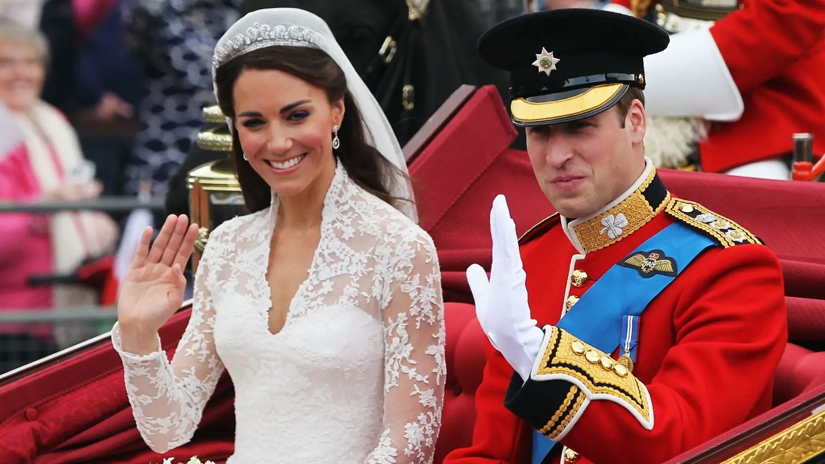 Royal Wedding - Carriage Procession To Buckingham Palace And Departures