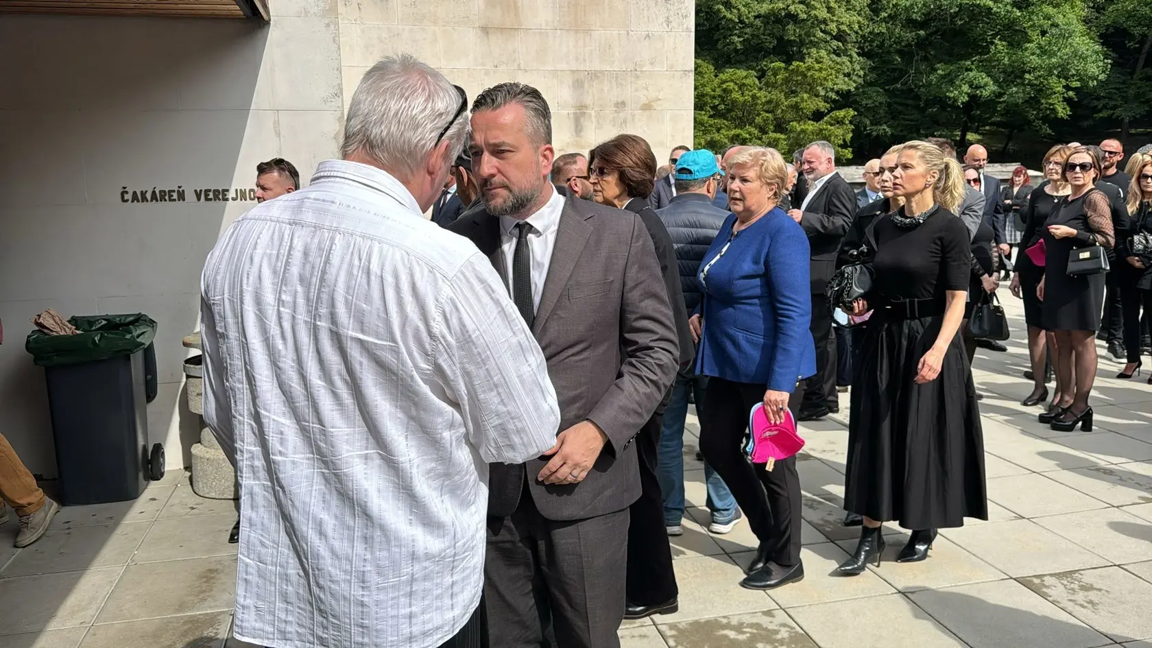 Posledná rozlúčka s Fedorom Flašíkom († 66): Na snímke Blaha.