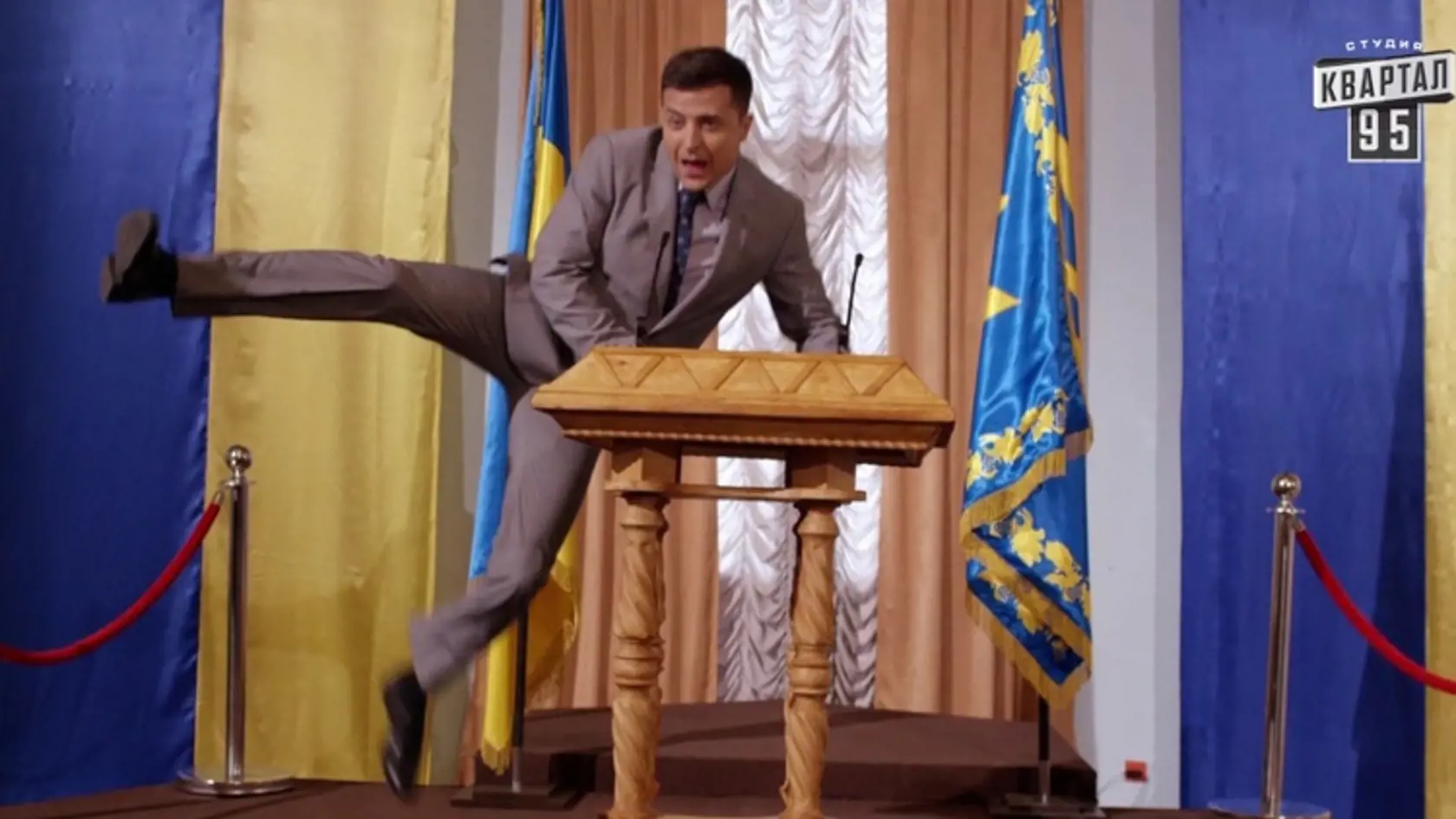 Zabávač  sa stal prezidentom.