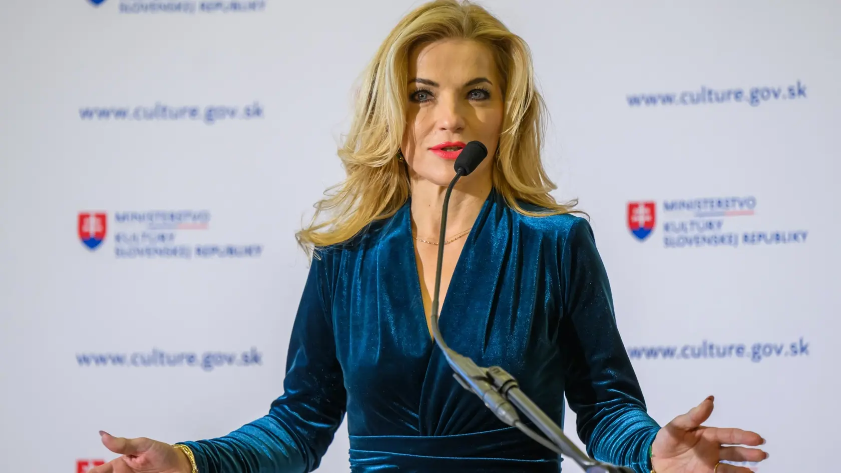 Na snímke ministerka kultúry SR Martina Šimkovičová.