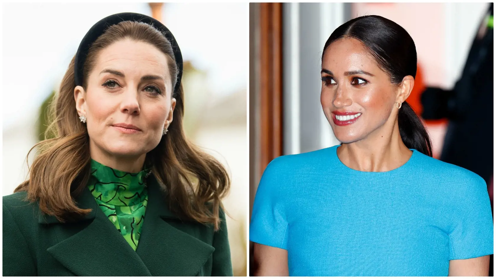 Vojvodkyňa Kate (vľavo) a vojvodkyňa Meghan