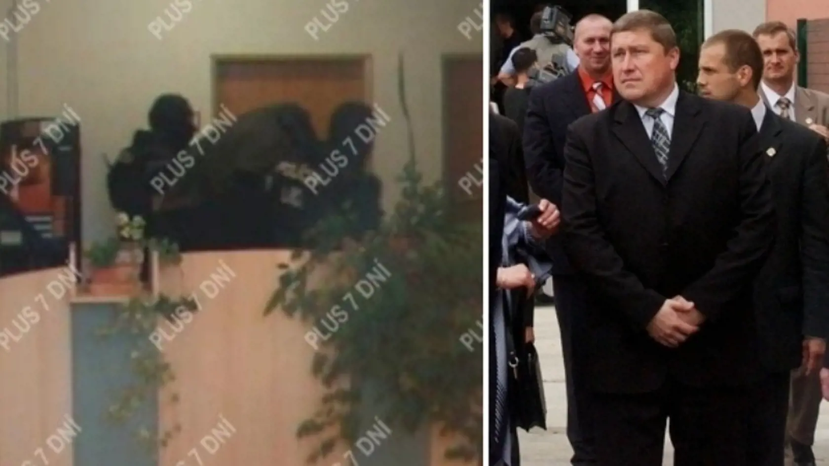 Policajti svojho exkolegu dopravili tak, aby sa k nemu novinári nedostali. Vpravo šéf špeciálnych prokurátorov Dušan Kováčik na snímke z roku 2005.