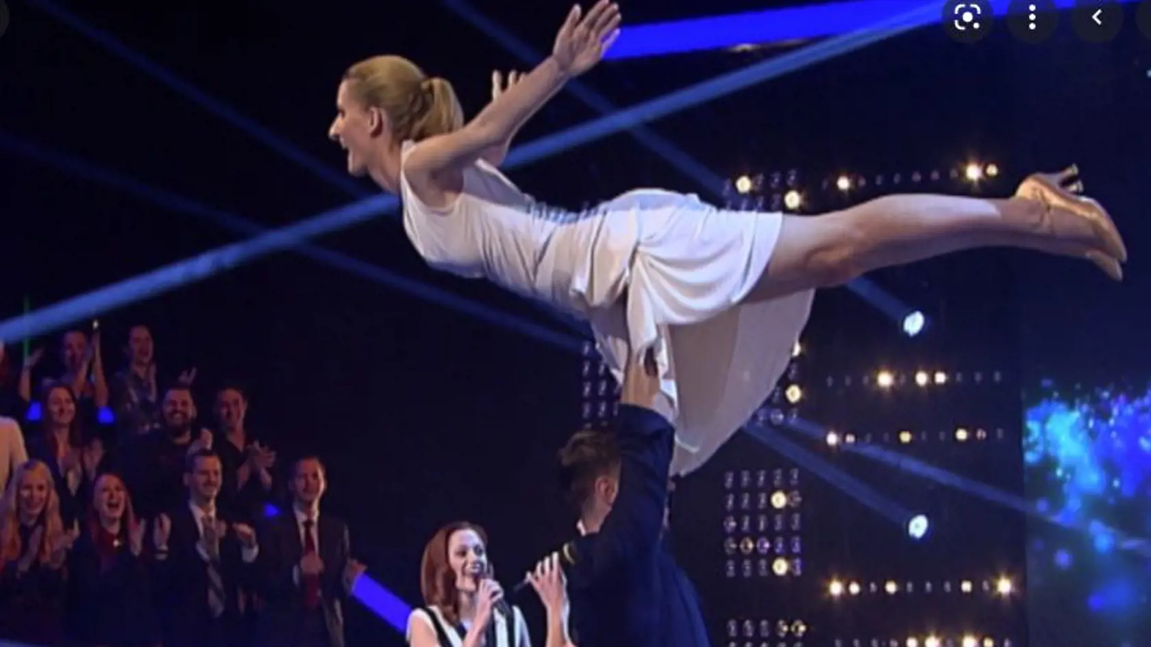 Adela Vinczeová a jej zdvíhačka s Petrom Modrovským, keď spolu súťažili v Let's Dance.