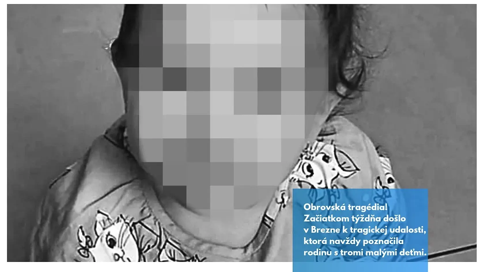 Obrovská tragédia! Začiatkom týždňa došlo v Brezne k tragickej udalosti, ktorá navždy poznačila rodinu s tromi malými deťmi. Len 1,5-ročná Dianka sa stala obeťou nešťastnej náhody - zachytilo ju totiž vozidlo doručovacej spoločnosti. Zraneniam, žiaľ, podľahla.
