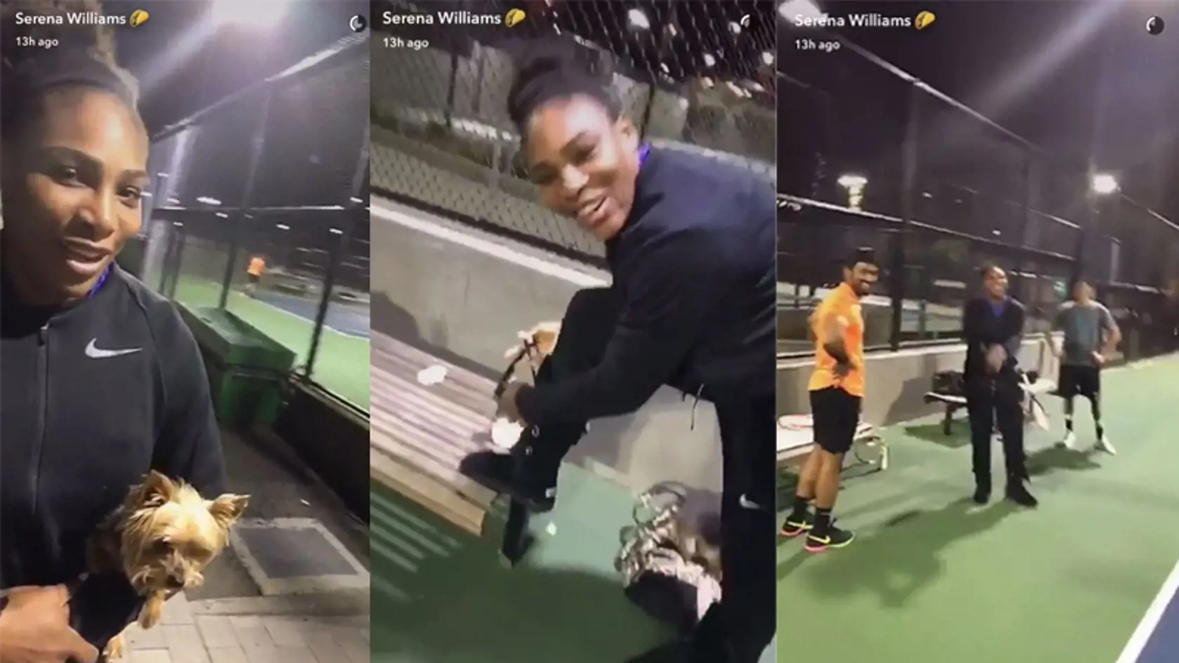 Serena Williamsová sa pristavila pri nič netušiacich  amatéroch.