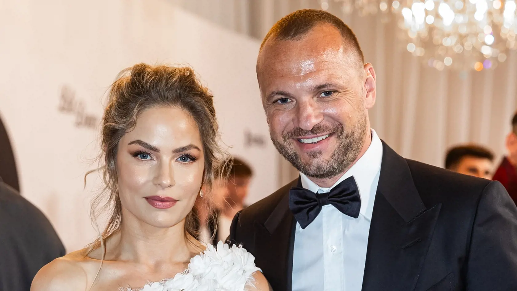 Finále tanečnej súťaže celebrít “LET’S DANCE 2024” v Bratislave. Na snímke Ivana a Marián Gáboríkovci.