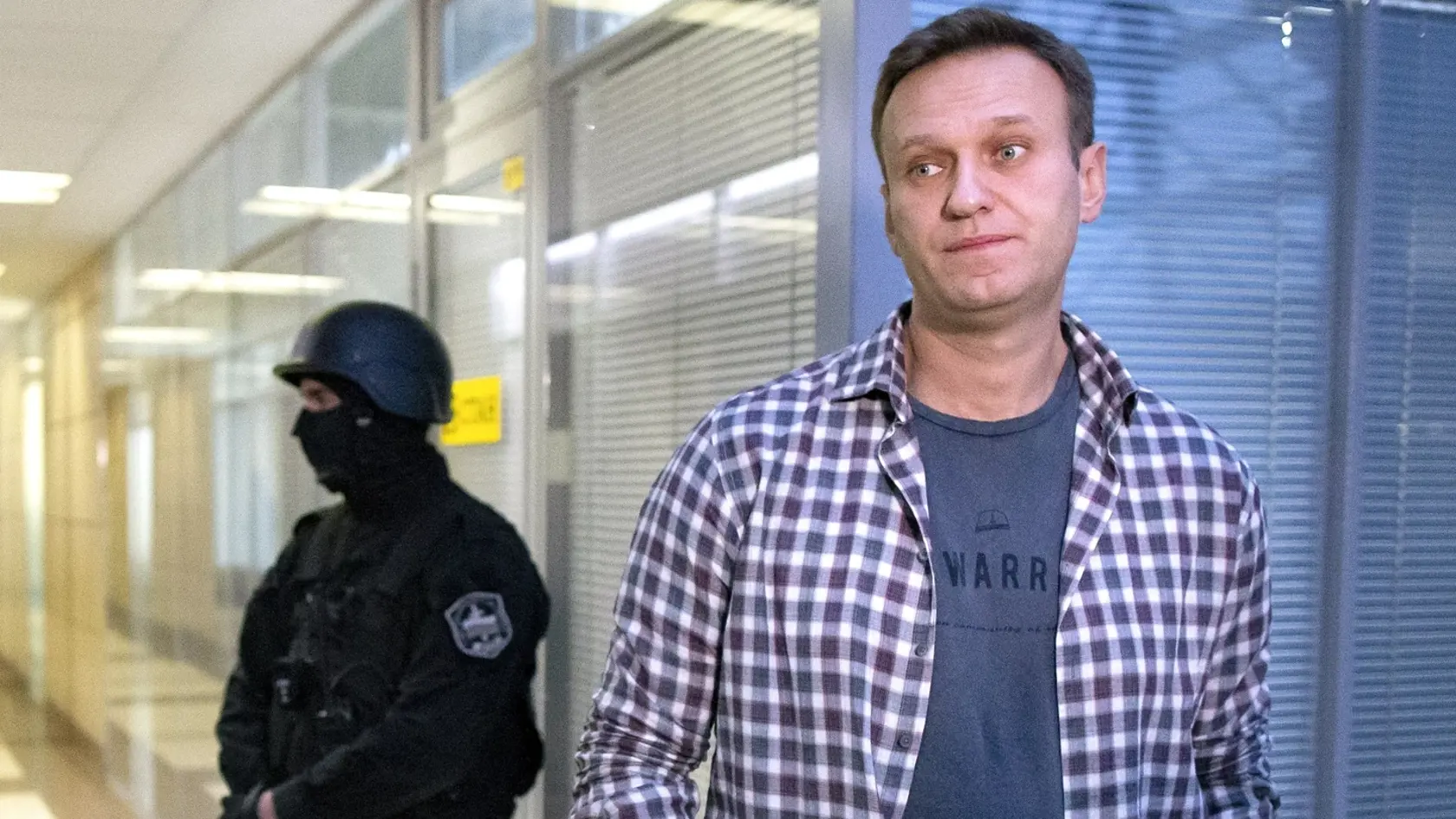 KK7 Moskva - Na archívnej snímke z 26. decembra 2019  ruský opozičný líder Alexej Navaľnyj hovorí k novinárom v kancelárii  Fondu boja proti korupcii (FBK) v Moskve.