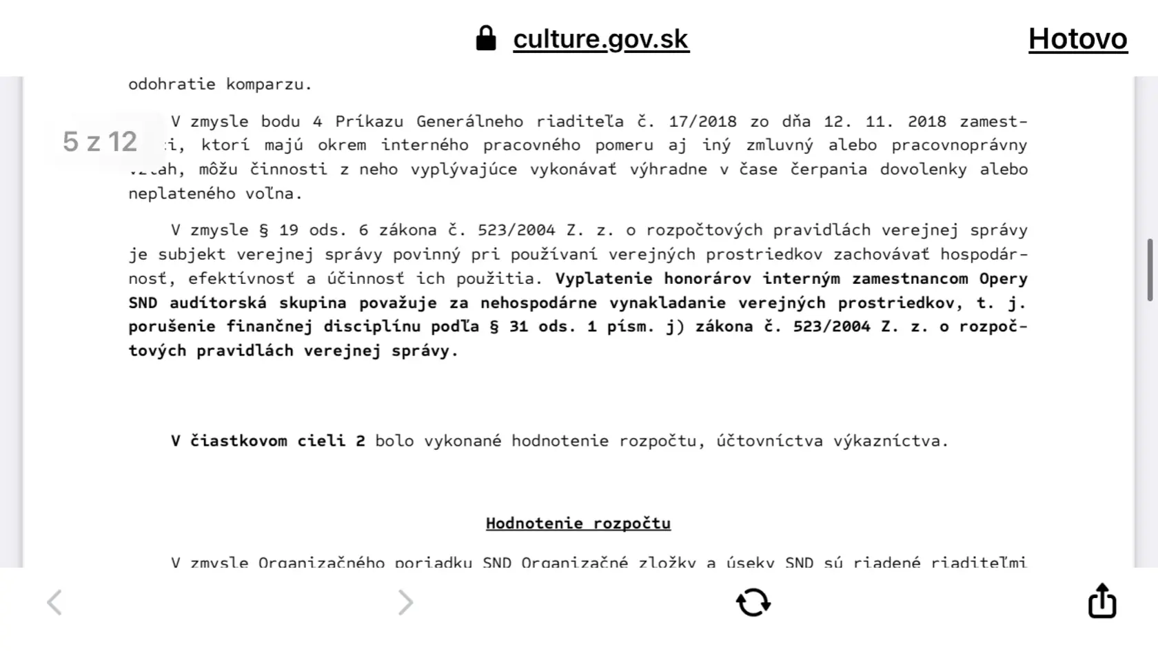 Audit inštitúcií zverejnilo ministerstvo kultúry po prvý raz. V prípade SND odhalilo viacero závažných nedostatkov.