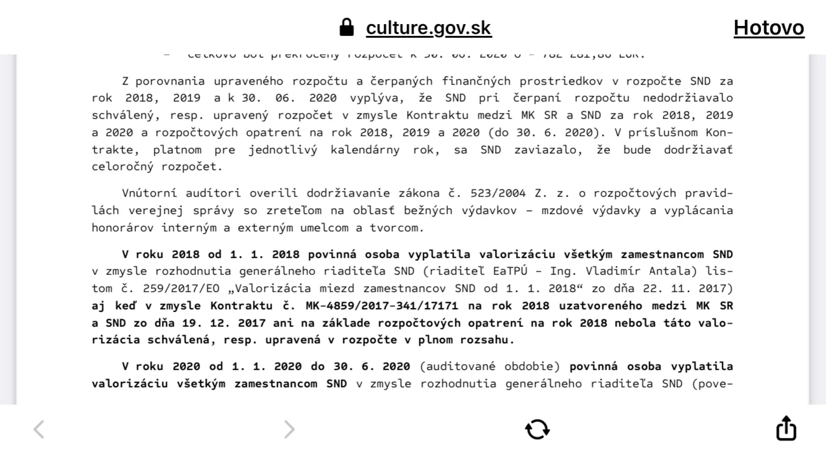 Audit inštitúcií zverejnilo ministerstvo kultúry po prvý raz. V prípade SND odhalilo viacero závažných nedostatkov.
