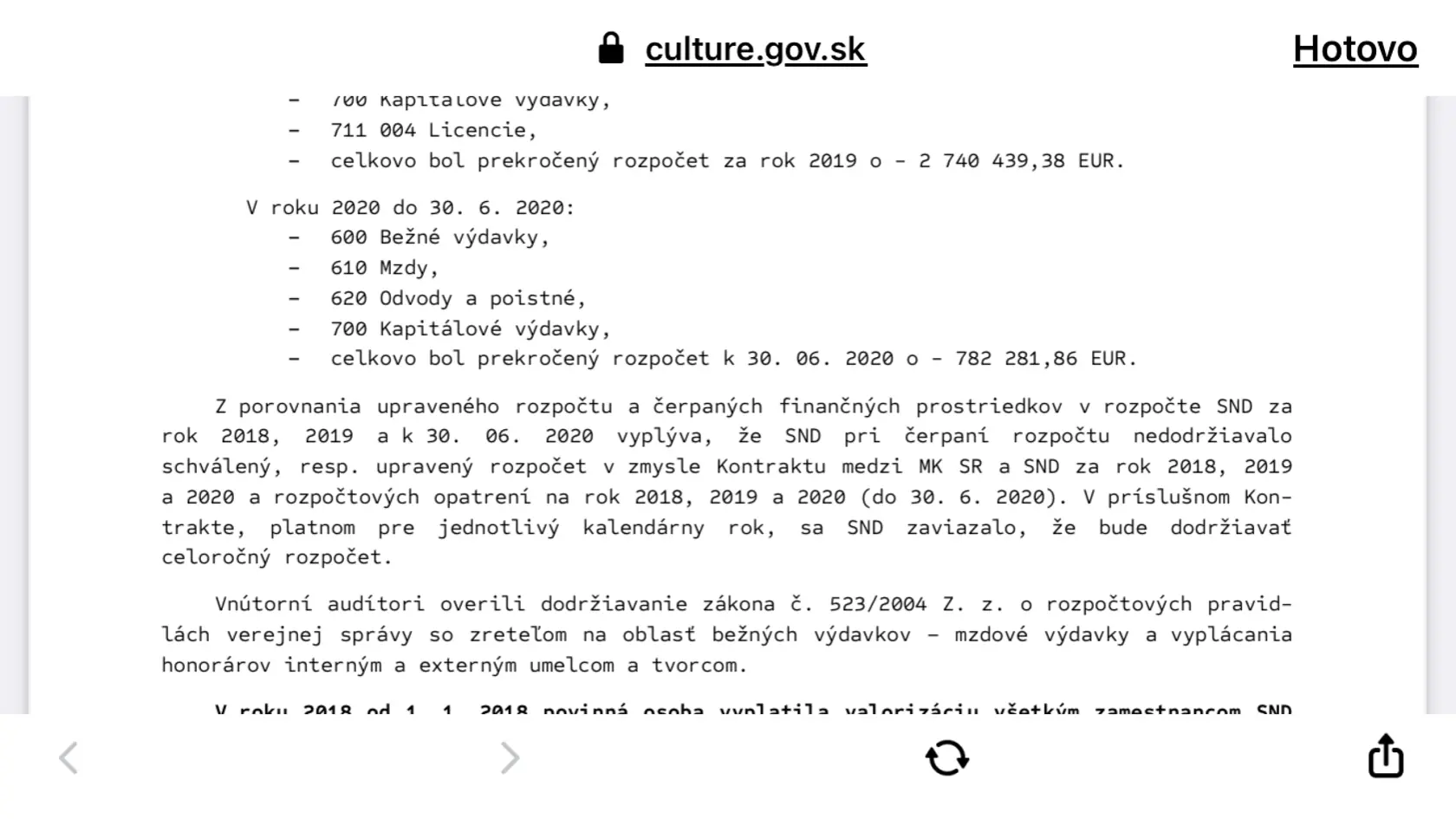 Audit inštitúcií zverejnilo ministerstvo kultúry po prvý raz. V prípade SND odhalilo viacero závažných nedostatkov.