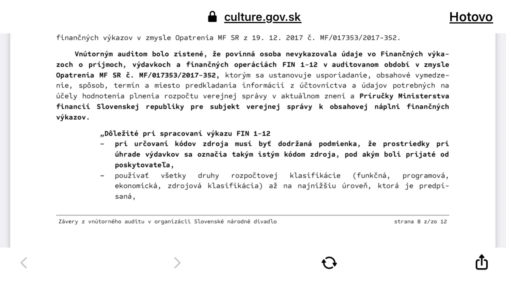 Audit inštitúcií zverejnilo ministerstvo kultúry po prvý raz. V prípade SND odhalilo viacero závažných nedostatkov.