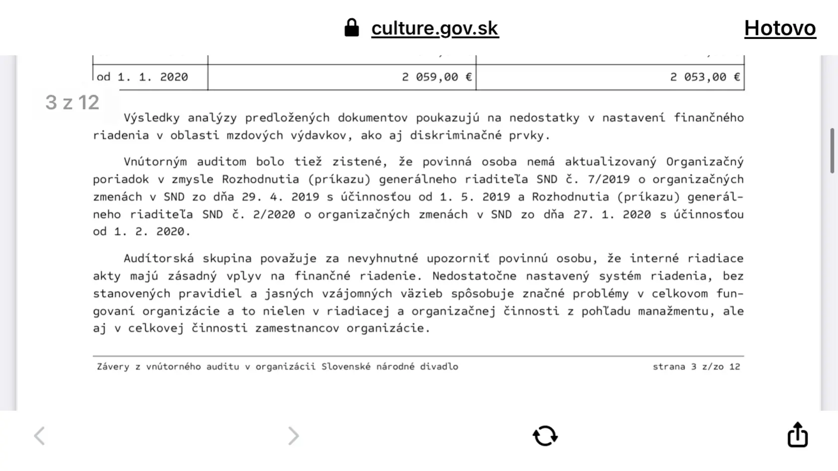 Audit inštitúcií zverejnilo ministerstvo kultúry po prvý raz. V prípade SND odhalilo viacero závažných nedostatkov.