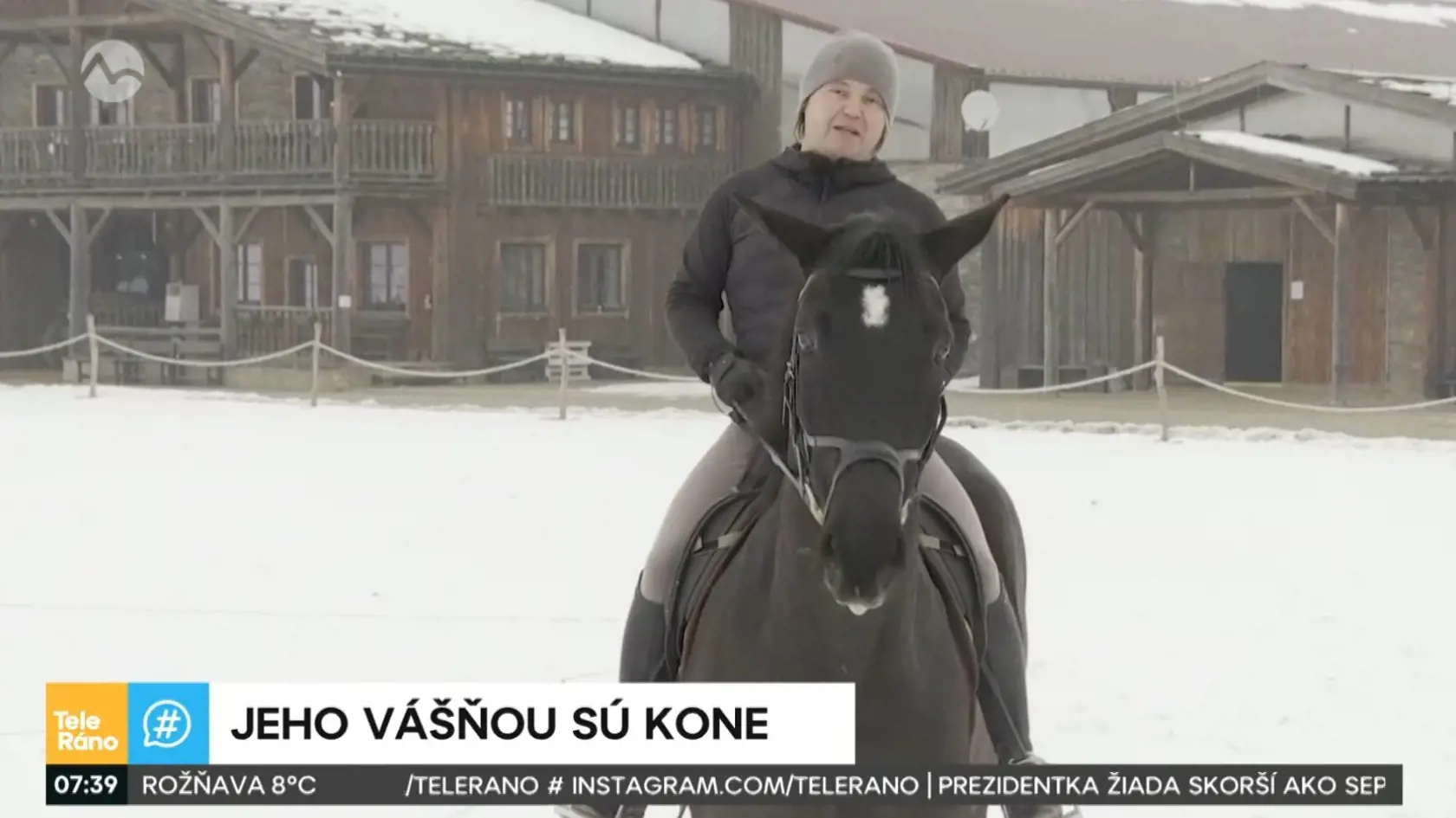 Aj keď v minulosti vážne spadol, od koní ho to neodradilo.
