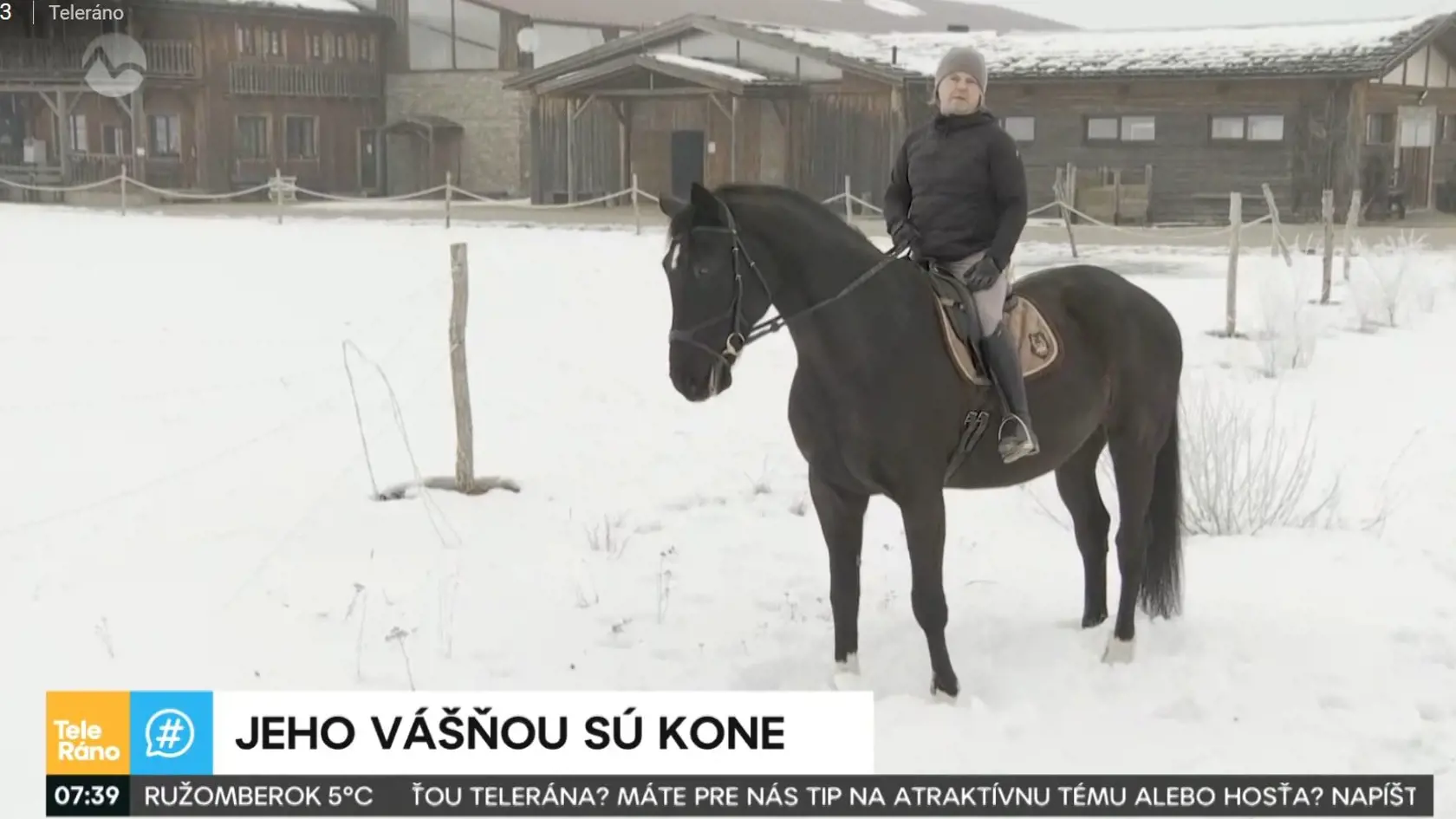 Aj keď v minulosti vážne spadol, od koní ho to neodradilo.