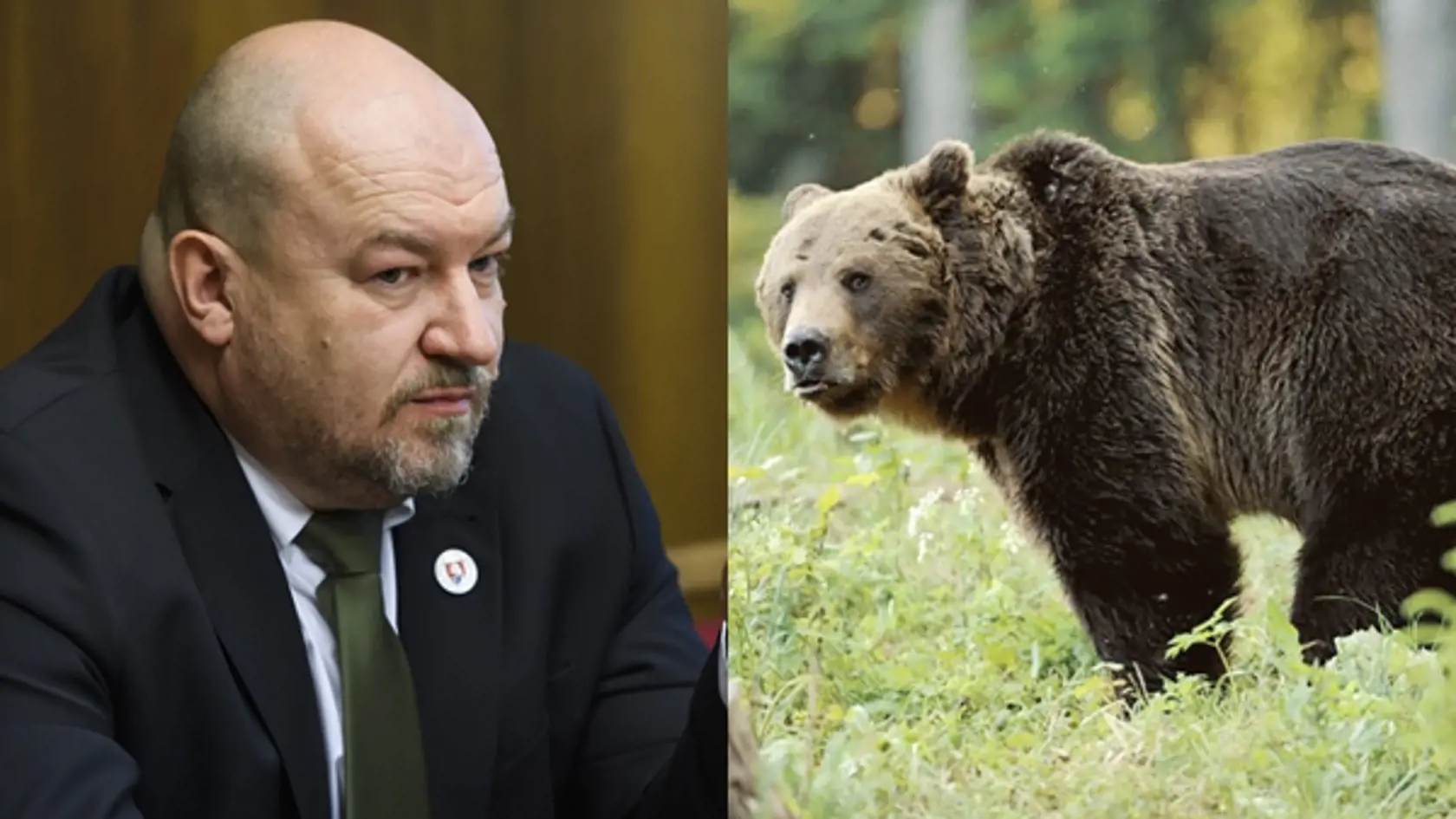 Pri odstrele medvedice bol aj poslanec a starosta Očovej Rudolf Huliak.