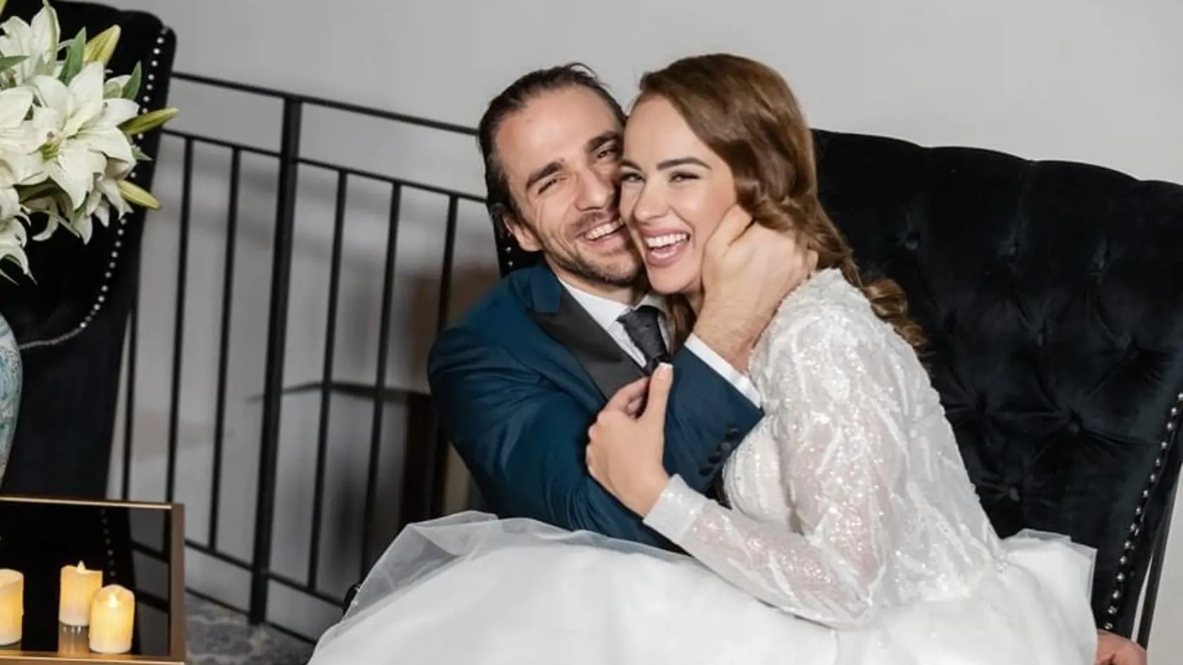 Manželia Dušan a Karin zo šou Svadba na prvý pohľad.