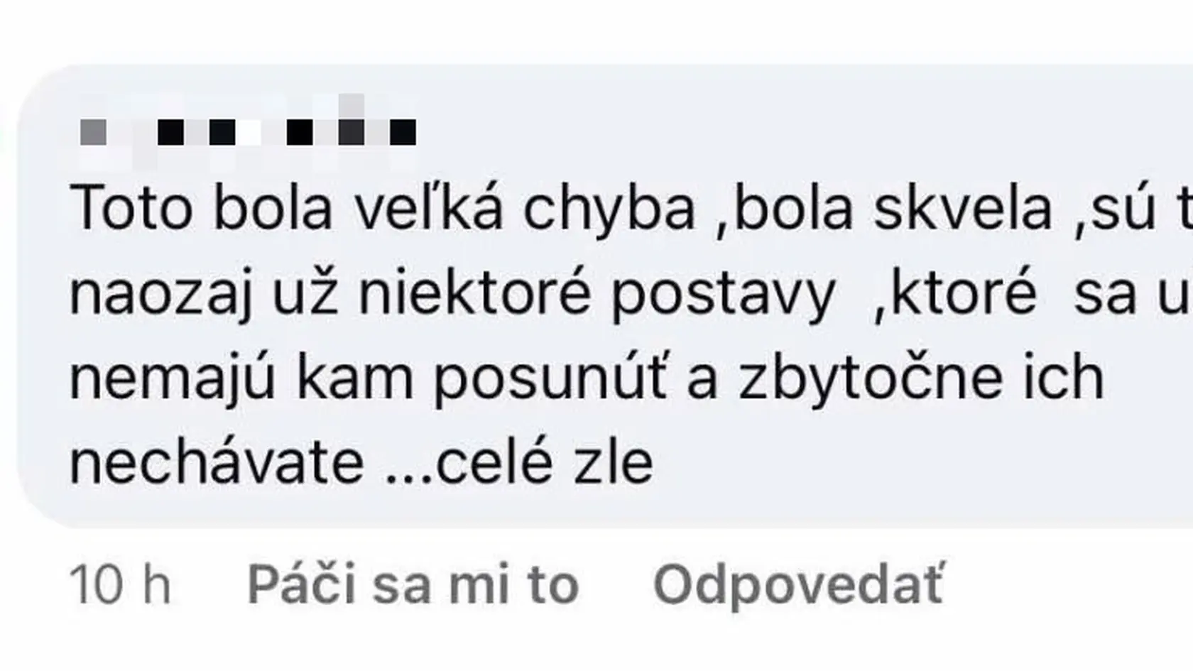 Diváci sú z deja v ich obľúbenom seriáli pohoršení.