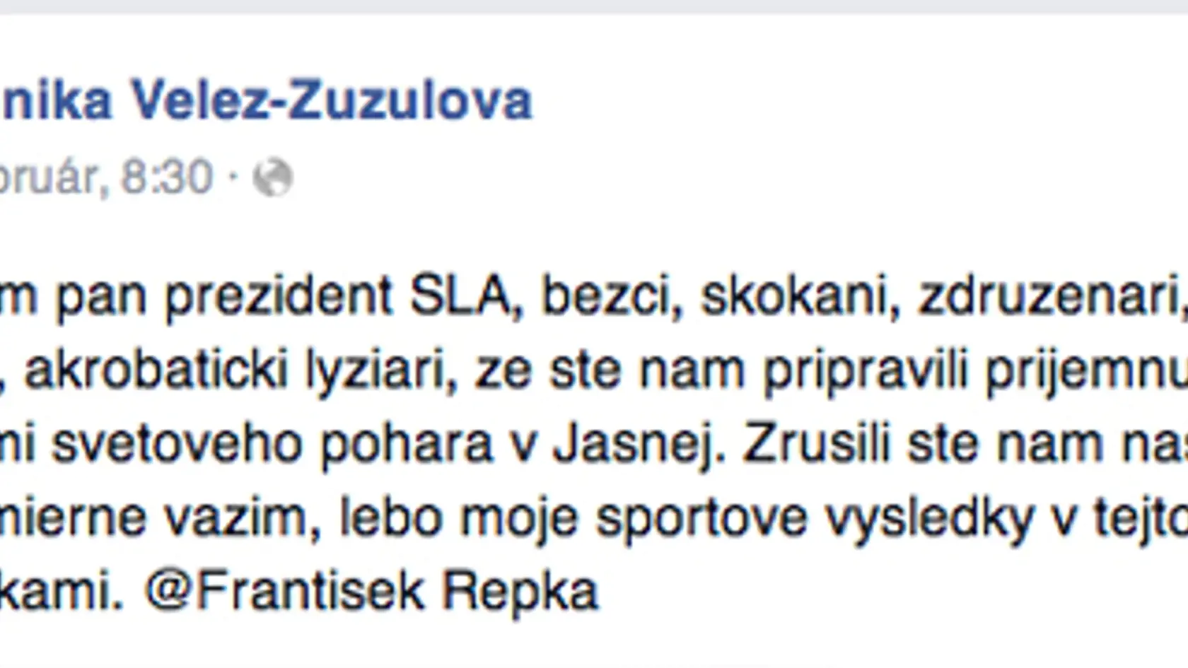 Verejný odkaz prezidentovi SLA.