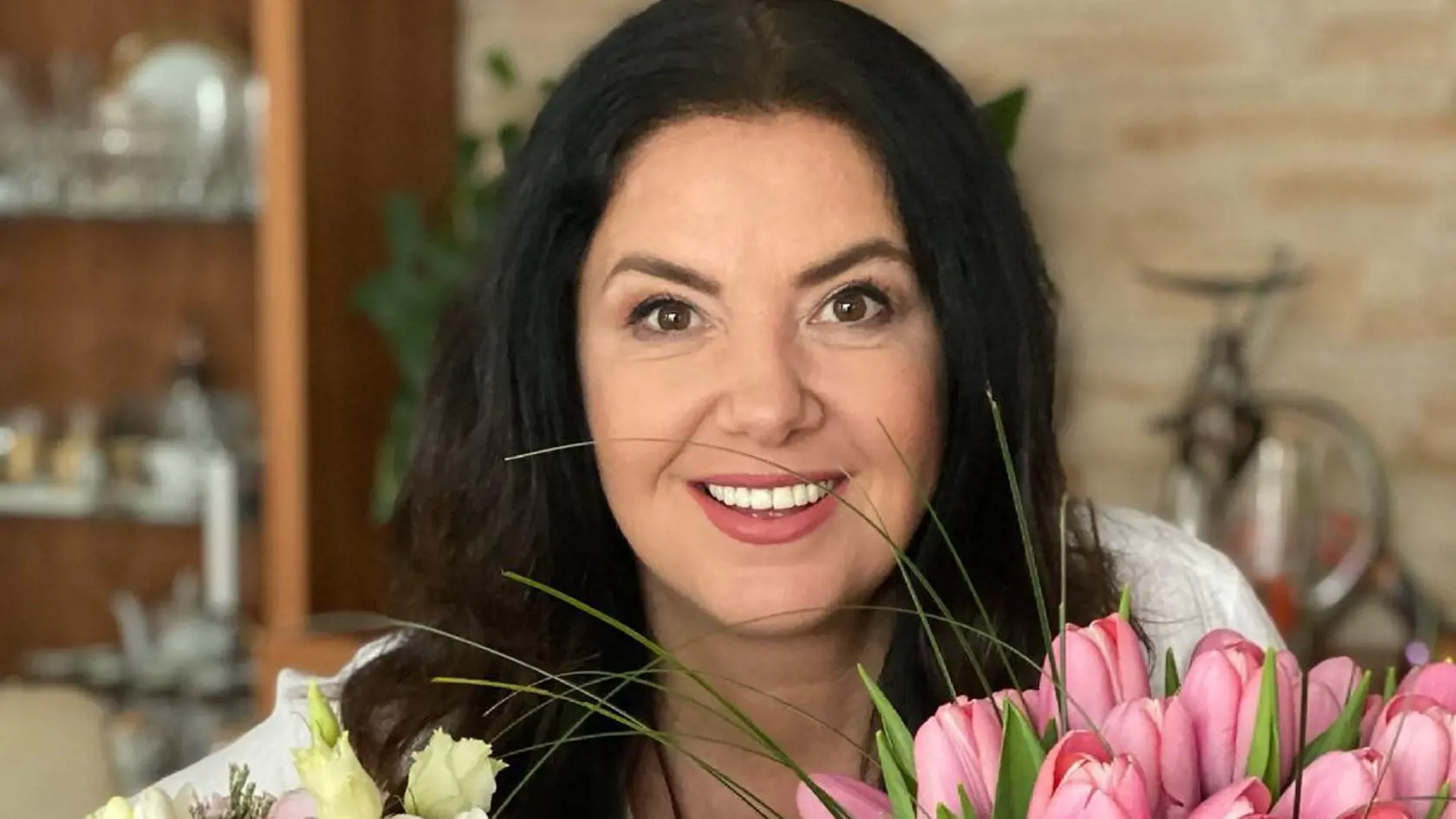 Iveta Malachovská u seba doma.