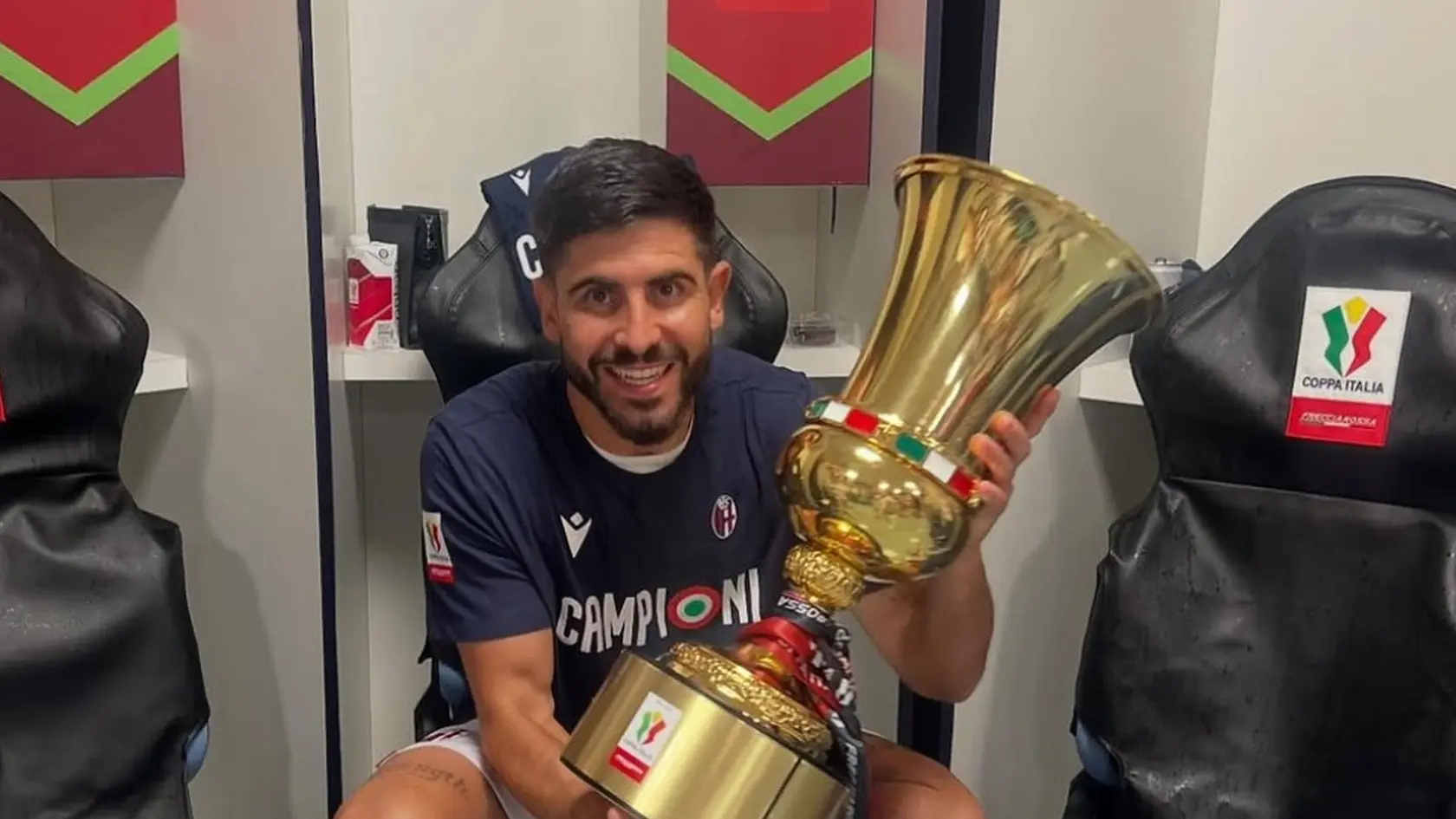 Martin Erlič vyhral s Bolognou Taliansky pohár.