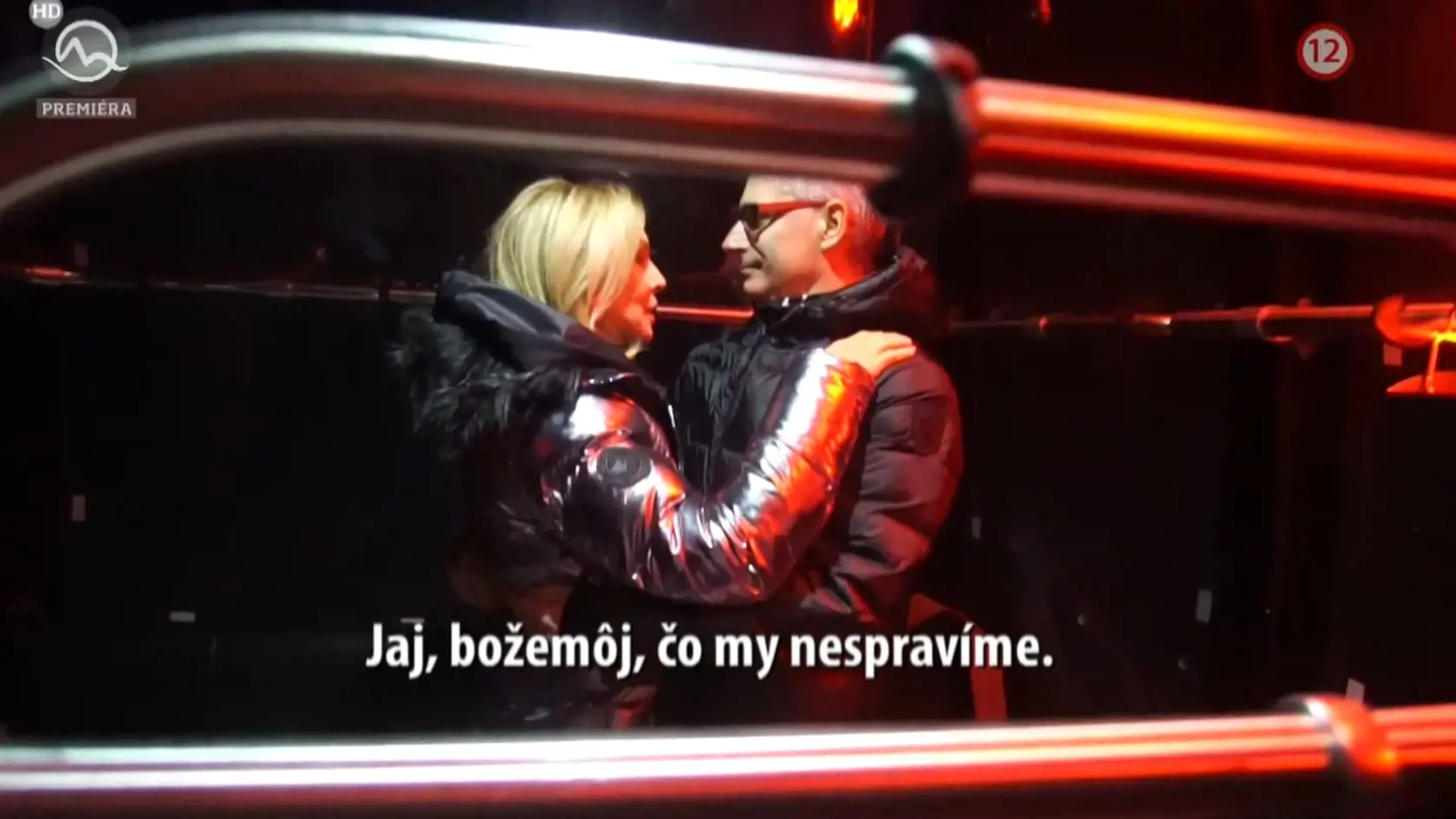 Február 2022: Zdena Studenková a Braňo Kostka si počas jazdy lanovkou na Chopok dokonca zatancovali.