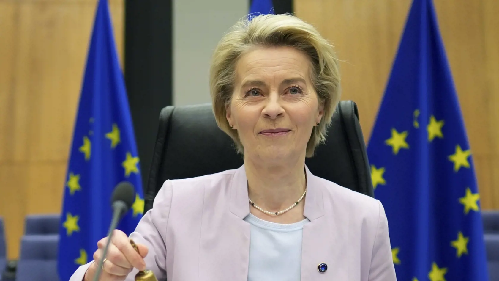 Na snímke predsedkyňa Európskej komisie Ursula von der Leyenová.