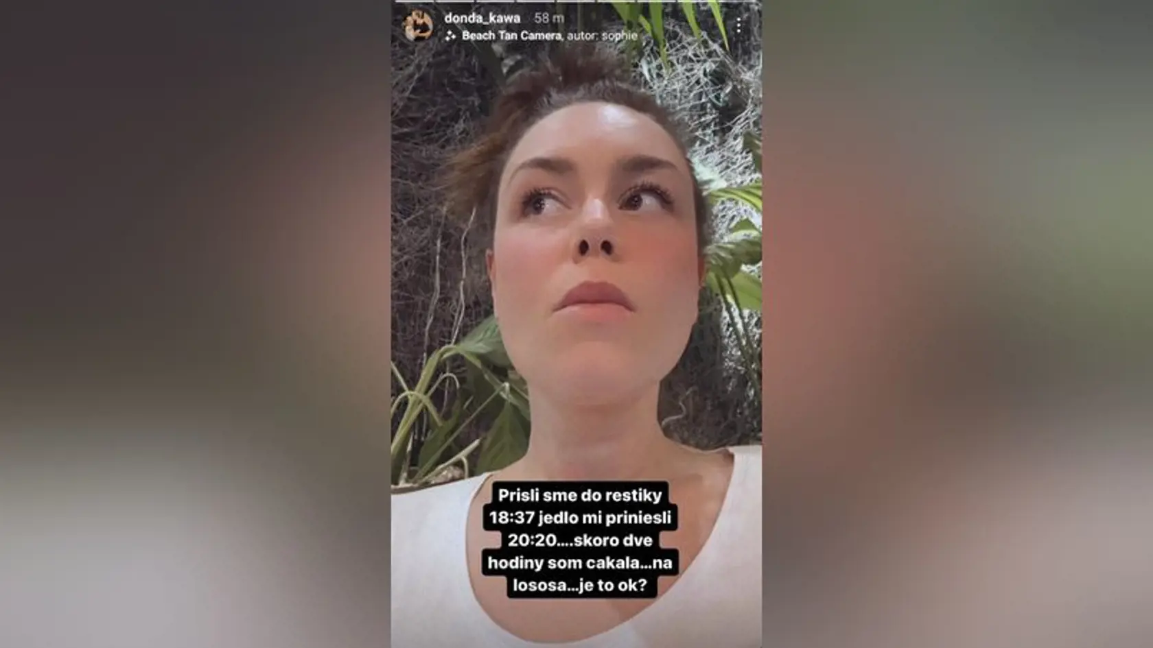 Herečka čakala na jedlo v reštaurácií dve hodiny.