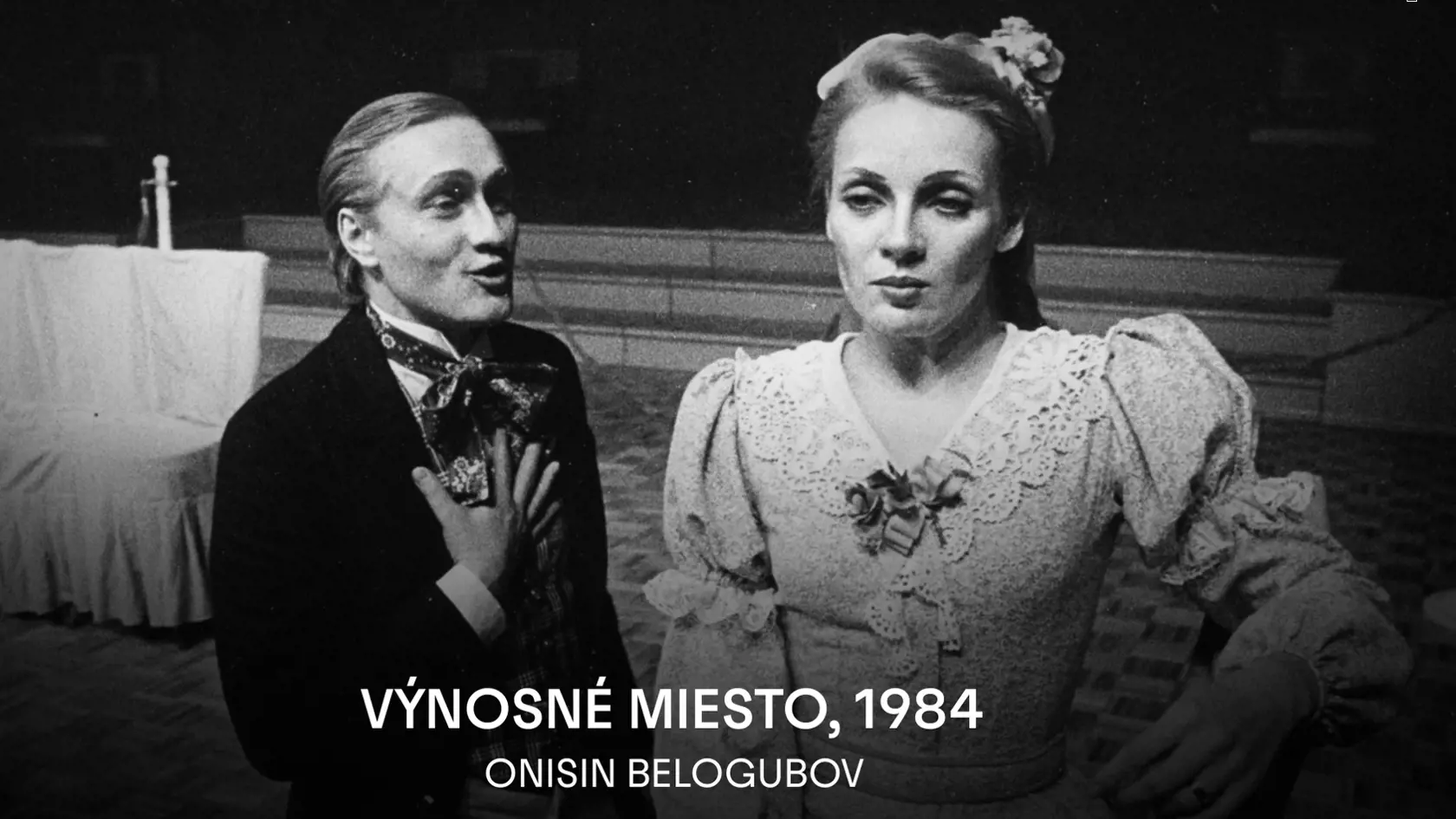 Ľubo Paulovič a Zdena Studenková v predstavení SND Výnosné miesto.