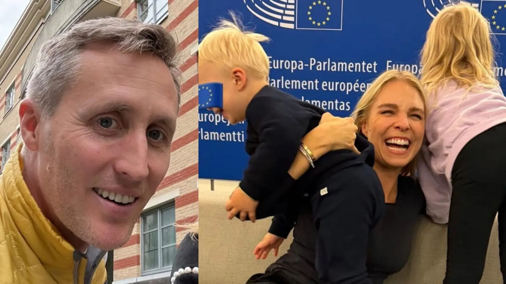 Matej Sajfa Cifra je už v Bruseli so svojou manželkou.