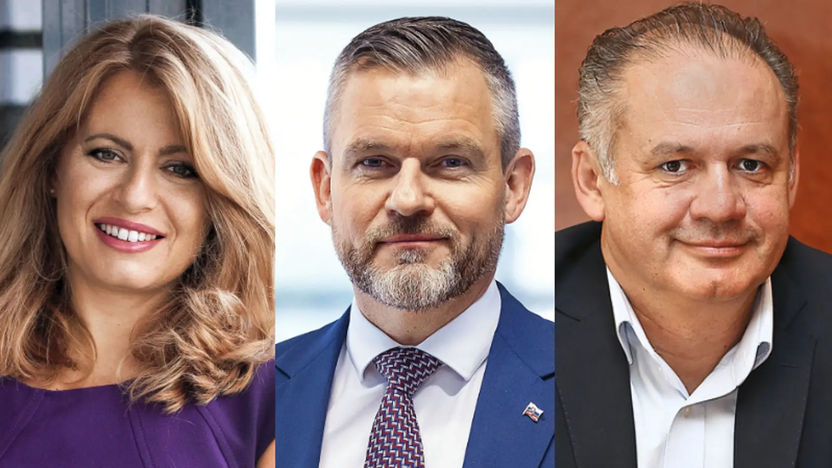Čaputová, Pellegrini, Kiska