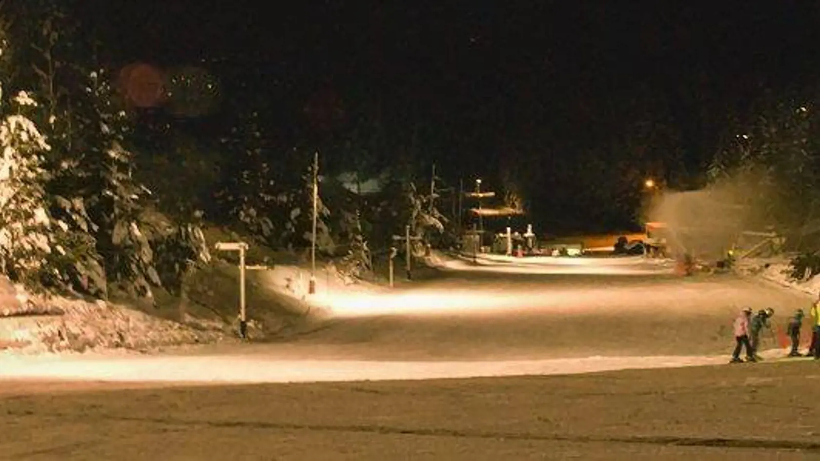 Večerná idylka Ski Opalisko Závažná Poruba.