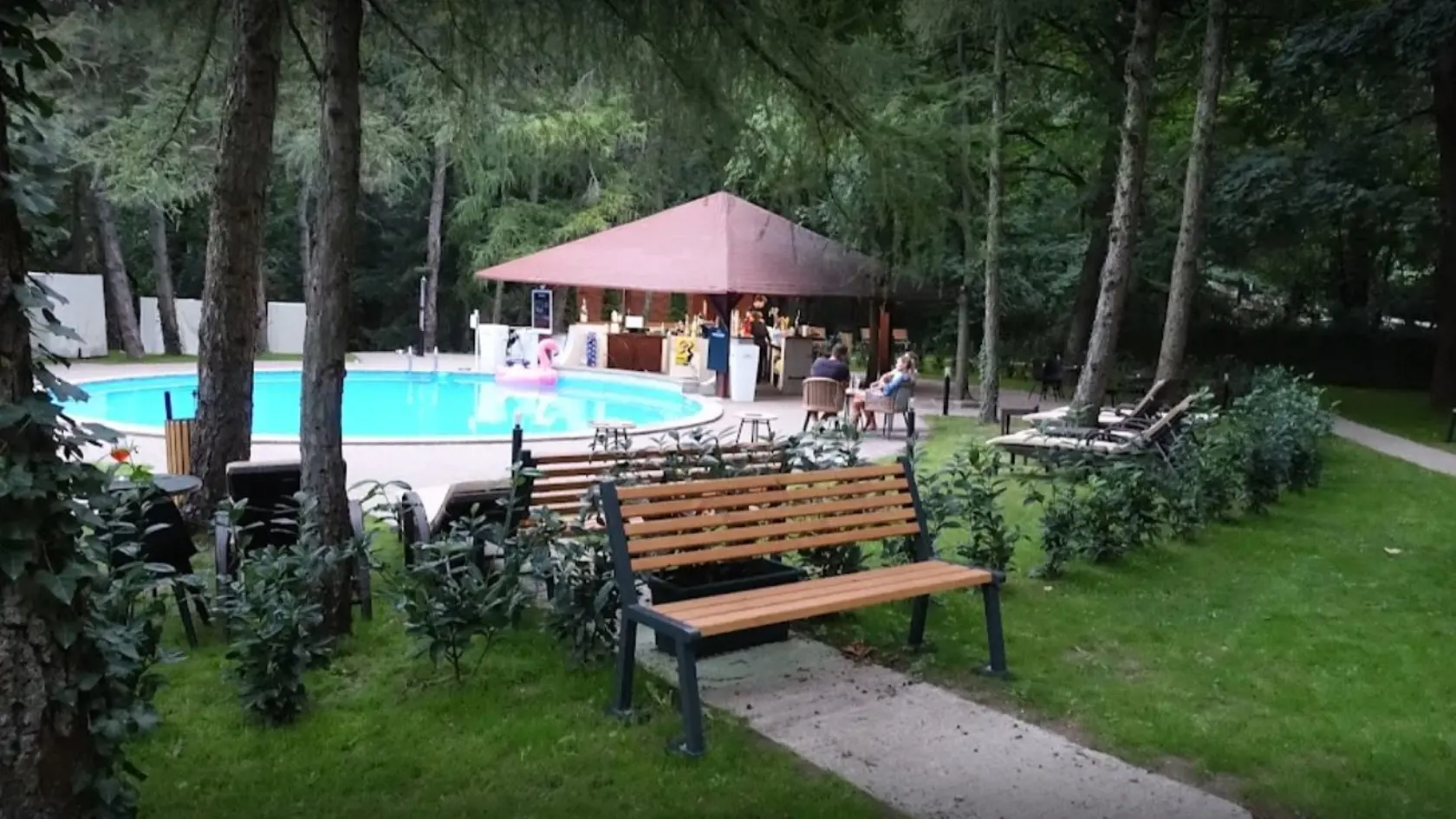 Talianska reštaurácia na Majakovského ulici.
