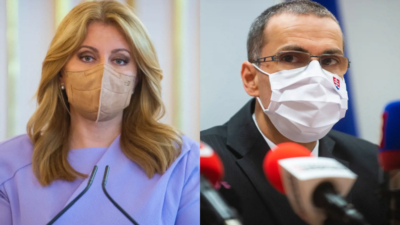 Na snímke prezidentka Zuzana Čaputová a generálny prokurátor Maroš Žilinka.