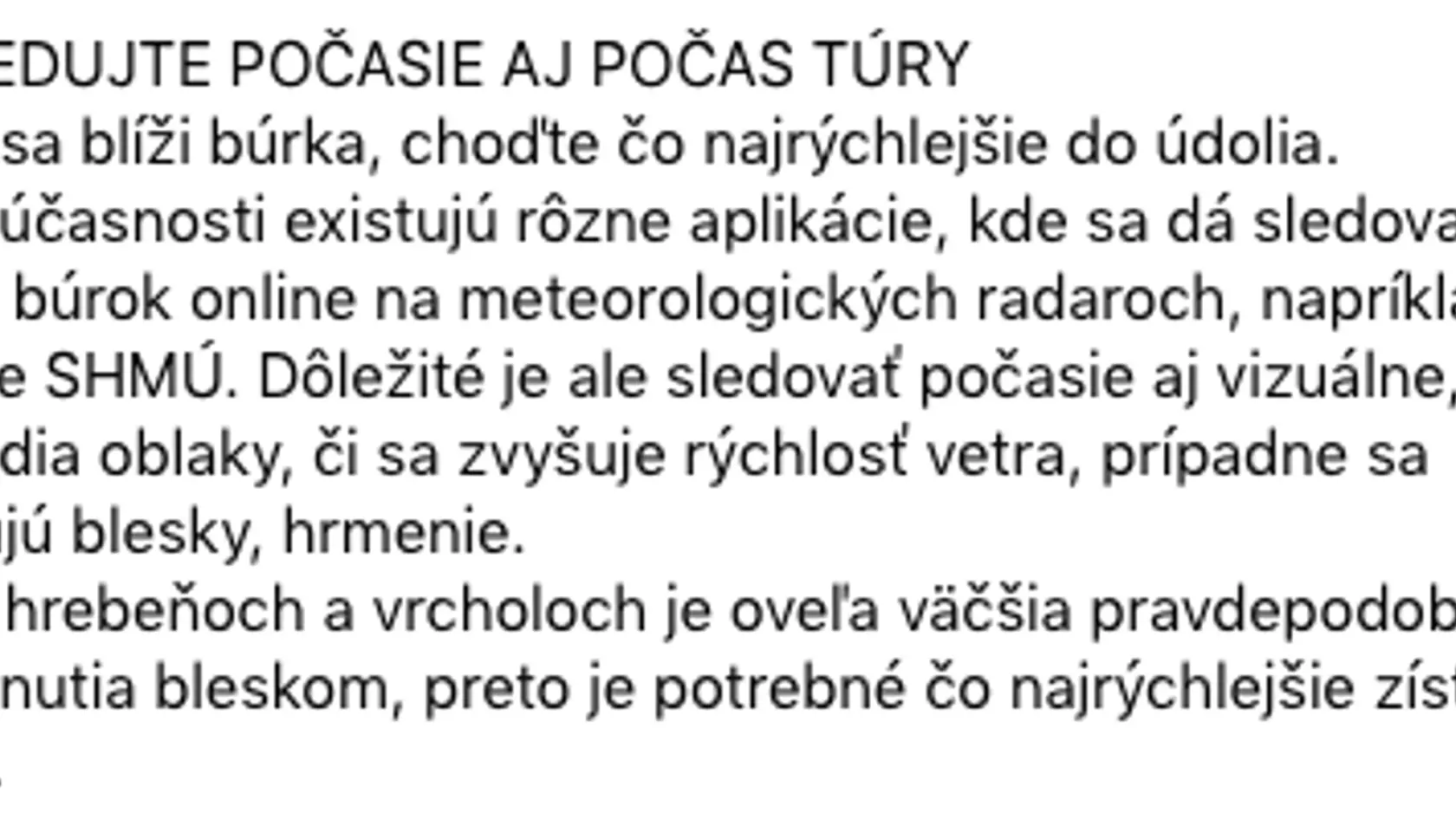 Horská služba odporúča, ako sa čo najlepšie vyvarovať bleskom v horách.