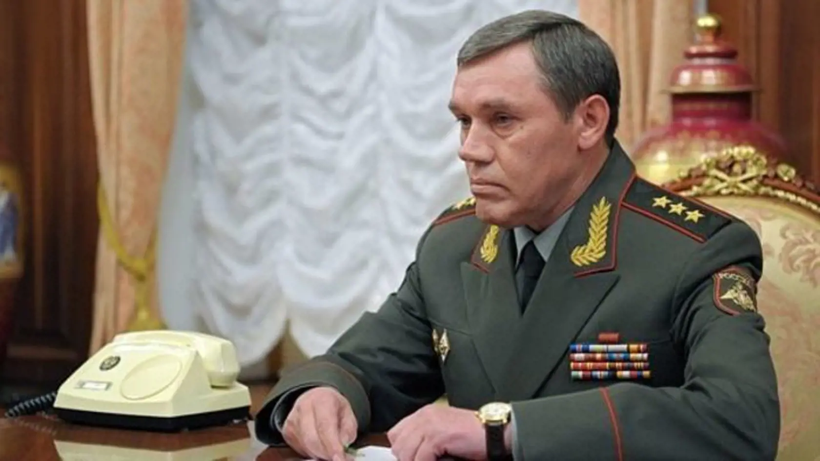 Náčelník generálneho štábu ruskej armády, generál Valerij Gerasimov.