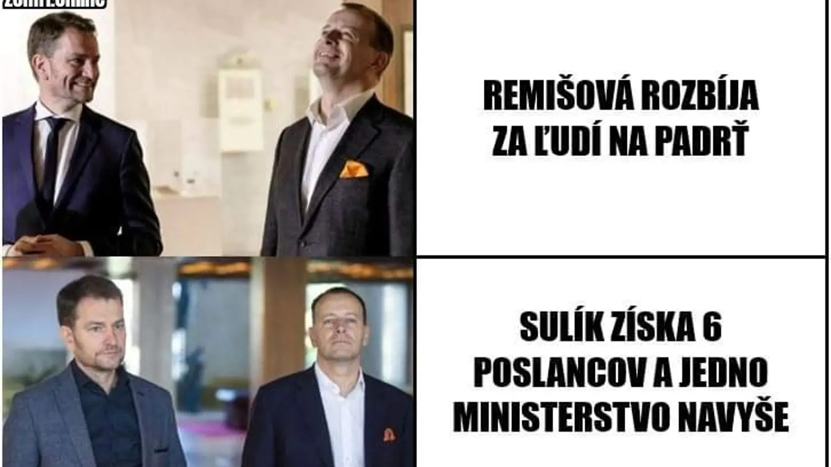 Vtipkári hneď odhalili, kto môže za rozpad Za ľudí. Samozrejme Richard Sulík