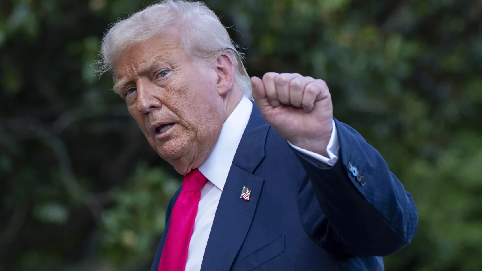 Na snímke prezident USA Donald Trump