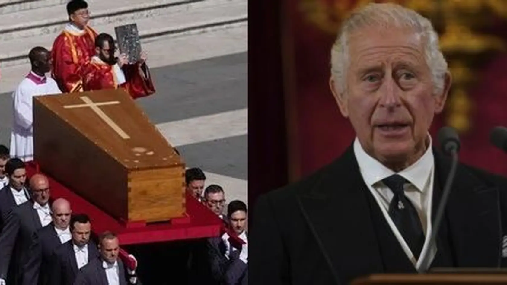 Na pohrebe pápeža Františka na Námestí Svätého Petra vo Vatikáne sa zúčastnilo množstvo svetových lídrov. Chýbal však britský kráľ Karol III., hoci Spojené kráľovstvo na pohrebe reprezentoval premiér Keir Starmer, jeho manželka Victoria a princ William, kráľov najstarší syn.
