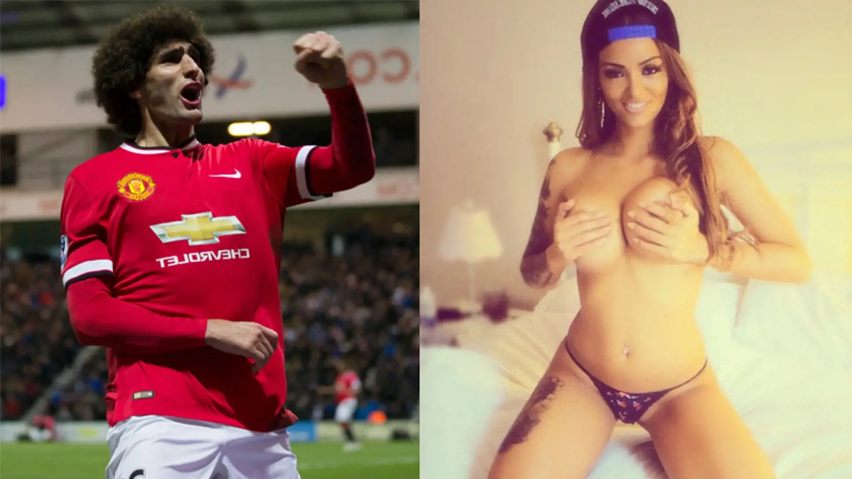 Moroune Fellaini si musí hľadať novú priateľku. Možno zaloví opäť v pornobranži.