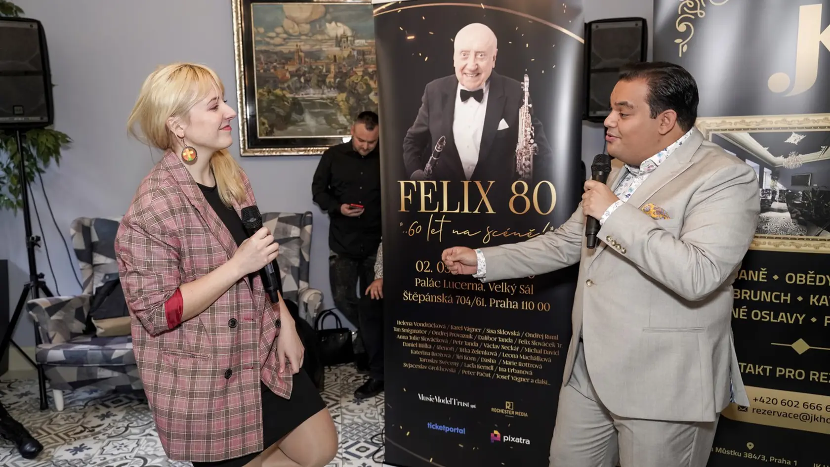  Ondřej Provazník s Aničkou Slováčkovou.