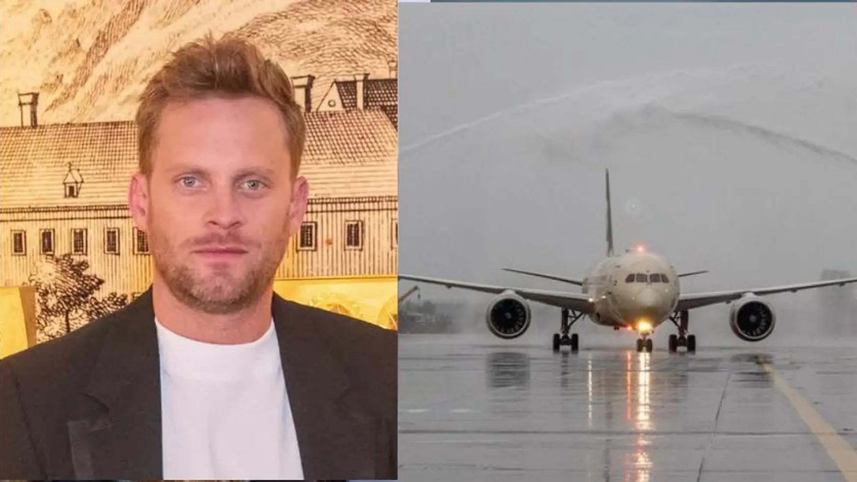 V lietadle Boeing 787-9 Dreamliner spravil Jakub Prachař poriadny cirkus.